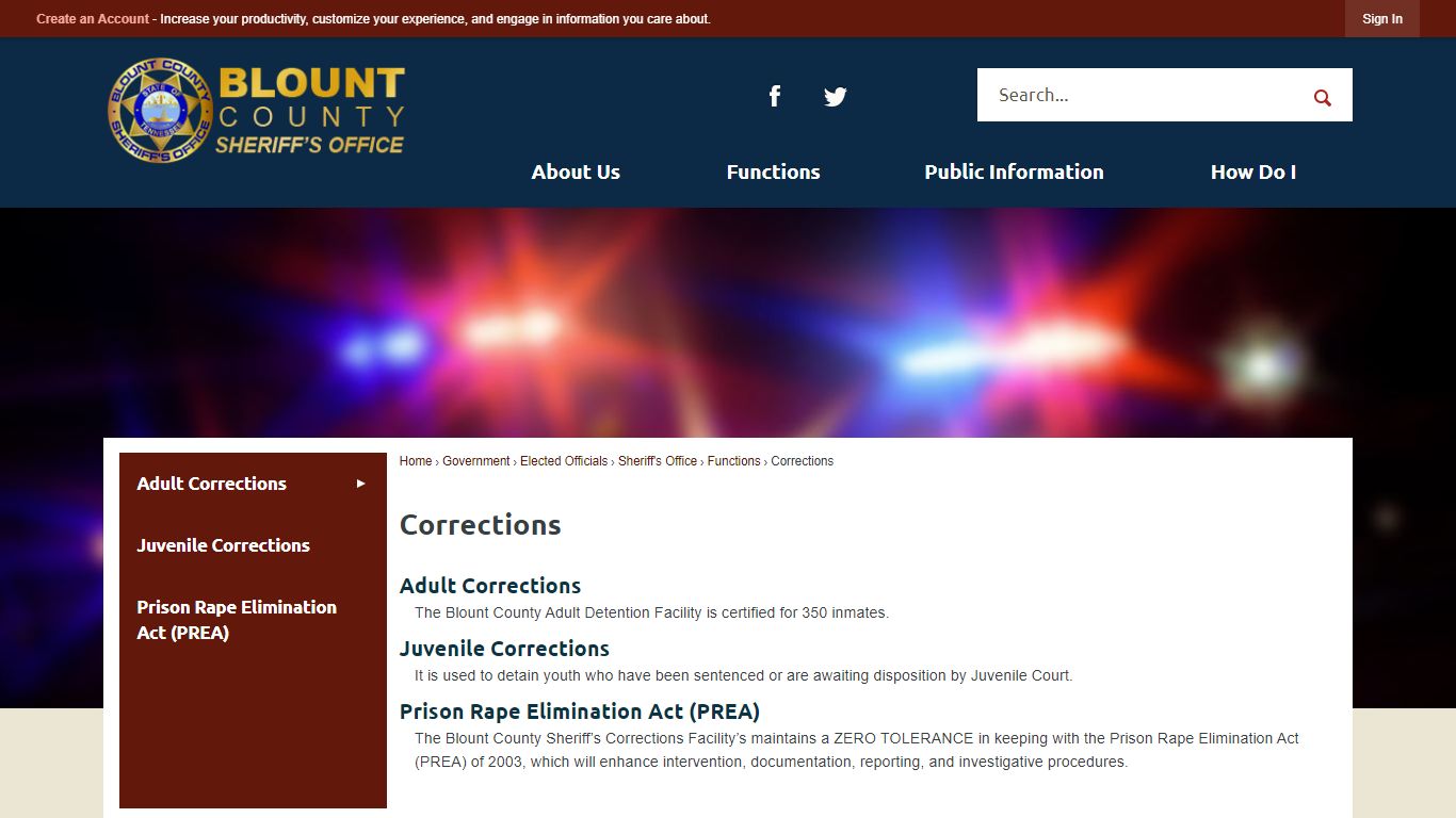 Corrections | Blount County, TN